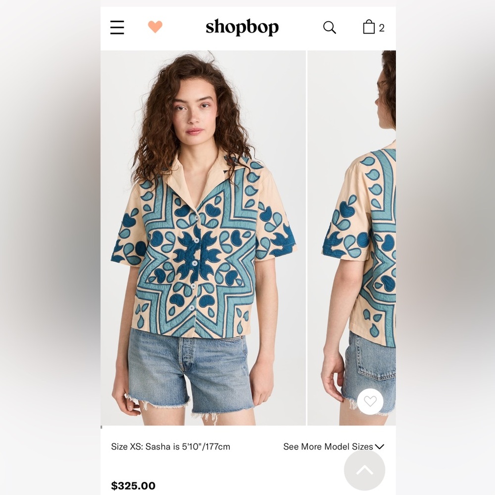 Kaia Kaleidoscope Applique Top